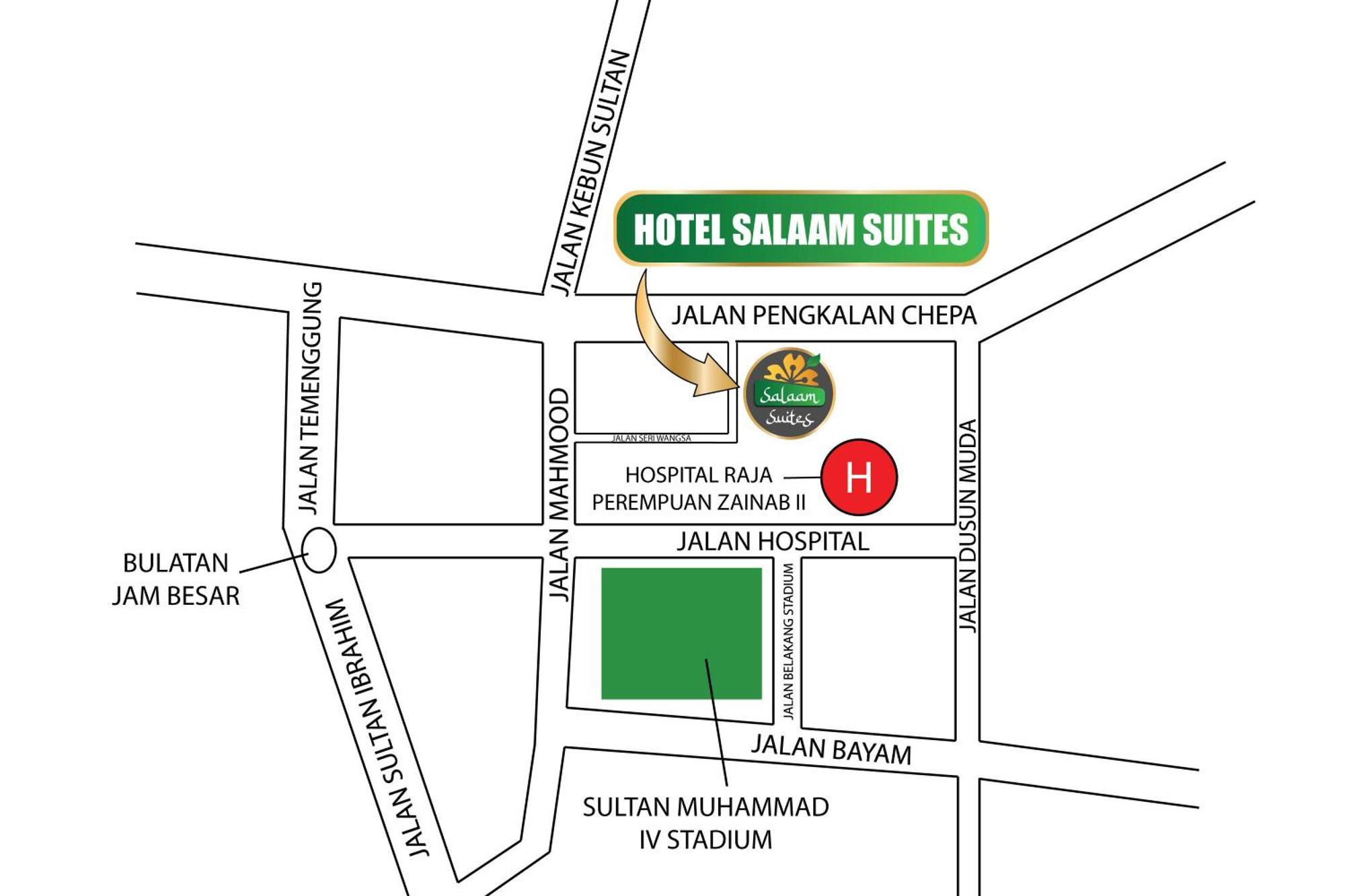 Salaam Suites Hotel Kota Bharu Zewnętrze zdjęcie